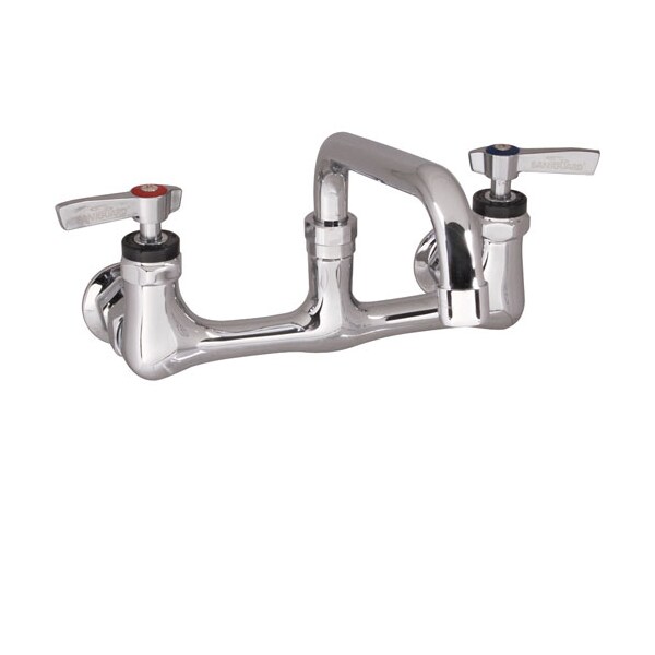 Faucet, 8"Wall , 8"Spt, Leadfree
